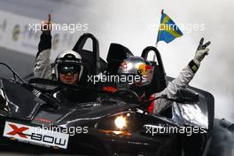 04.11.2009 Beijing, China,  Mattias Ekstrom (SWE) wins - Race of Champions, The Birds Nest Stadium, Beijing
