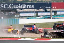 27-28.06.2009 Magny-Cours, France,  Ho-Pin Tung (NLD) Atletico Madrid / Duncan Tappy (GBR) Galatasaray - Superleague Formula Championship, Rd 01