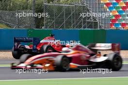 27-28.06.2009 Magny-Cours, France,  Johnatan Kennard, AS Roma / Ho-Pin Tung, Atletico Madrid - Superleague Formula Championship, Rd 01