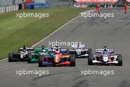 01-02.08.2009 Donington Park, England,  Max Wissel / John Martin / Antonio Pizzonia / Craig Dolby / Pedro Petiz - Superleague Formula Championship, Rd 03