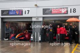 01-02.08.2009 Donington Park, England,  Max Wissel (GER), FC Basel. Rain ends qualifying session early - Superleague Formula Championship, Rd 03