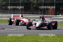 03-04.10.2009 Monza, Italy,  Sebastien Bourdais, Sevilla FC - Superleague Formula Championship, Rd 05