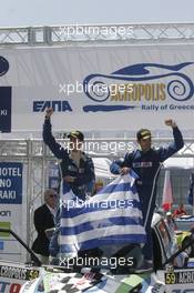 14.06.2009 Acropolis Rally, Greece,  Podium, Lambros Athanassoulas (GR) Nikolaos Zakheos (GR), Skoda Fabia S2000 - World Rally Championship 2009, Rd. 7