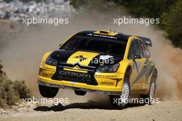 14.06.2009 Acropolis Rally, Greece,  Evgeny Novikov (RUS) Dmitry Chumak (RUS), Citroen C4 WRC, Citroen Junior Team - World Rally Championship 2009, Rd. 7