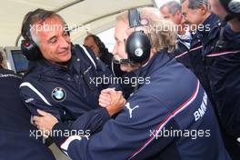 06.09.2009 Oschersleben, Germany, Charly Lamm (GER), Team Manager, BMW Team Germany / Schnitzer Motorsport and Friedhelm Nohl (GER), BMW Motorsport - WTCC, Germany, Oschersleben, Rd. 17-18