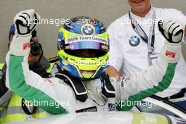 06.09.2009 Oschersleben, Germany, Augusto Farfus (BRA), BMW Team Germany, BMW 320si celebrating his victory - WTCC, Germany, Oschersleben, Rd. 17-18