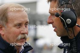 06.09.2009 Oschersleben, Germany, Friedhelm Nohl (GER), BMW Motorsport and Bart Mampaey (BEL), Team Manager, BMW Team UK / RBM-Team - WTCC, Germany, Oschersleben, Rd. 17-18