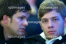 13-16.05.2010 Nurburgring, Germany,  Drivers meeting: Kenneth Heyer and Johannes Stuck - Nurburgring 24 Hours 2010