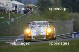 13.-16.05.2010 Nurburgring, Germany,  Porsche Team Manthey Porsche GT3 R Hybrid: Joerg Bergmeister, Richard Lietz, Marco Holzer, Martin Ragginger - Nurburgring 24 Hours 2010