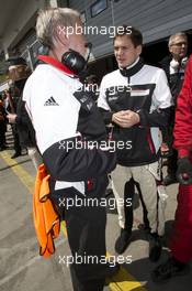 13-16.05.2010 Nurburgring, Germany,  Porsche racing engineer Roland Kussmaul and Richard Lietz - Nurburgring 24 Hours 2010