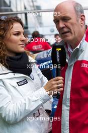 13-16.05.2010 Nurburgring, Germany,  Christina Surer interviews Dr. Wolfgang Ullrich - Nurburgring 24 Hours 2010