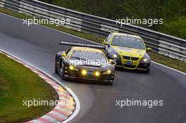 13-16.05.2010 Nurburgring, Germany,  #2 Team Abt Sportsline Audi R8: Christian Abt, Emmanuel Collard, Lucas Luhr, Christopher Mies, #170 Black Falcon BMW E90: Joerg Krell, Sebastian Krell, Laurentius Michielse - Nurburgring 24 Hours 2010