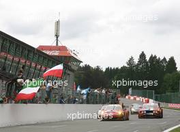 31.07. - 01.08.2010 Spa, Belgium, BMS Scuderia Italia, Romain Dumas (FRA), Joerg Bergmeister (GER), Martin Ragginger (AUT), Wolf Henzler (GER), Porsche 911 GT3 RS wins - FIA GT - 24 hours of Spa