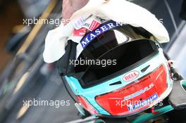 31.07. - 01.08.2010 Spa, Belgium, helmet of Andrea Bertolini (ITA), Vitaphone Racing Team, Maserati MC12 - FIA GT - 24 hours of Spa