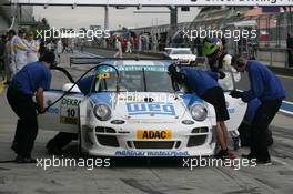 26.-29.08.2010 Nuerburgring; Germany, ADAC GT Masters, Round 6, Tim Bergmeister (GER) Frank Schmickler (GER) Muehlner Motorsport Porsche 911 GT3 R	