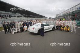 26.-29.08.2010 Nuerburgring; Germany, ADAC GT Masters, Round 6, Jean Todt (FRA) FIA President with all GT1 Worldchampion Ship Drivers