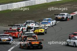 26.-29.08.2010 Nuerburgring; Germany, ADAC GT Masters, Round 6, Start of the Race