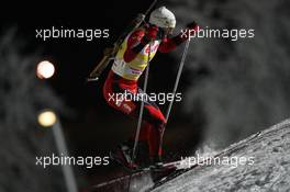 02.12.2010, Oestersund, Sweden (SWE): Emil Hegle Svendsen (NOR), Madshus, Rottefella, Swix, Odlo - IBU world cup biathlon, individual men, Oestersund (SWE). www.xpb.cc. © Manzoni/xpb.cc. Every downloaded picture is fee-liable.