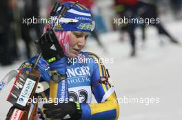 01.12.2010, Oestersund, Sweden (SWE): Helena Ekholm (SWE), Fischer, Rottefella, Leki, adidas - IBU world cup biathlon, individual women, Oestersund (SWE). www.xpb.cc. © Manzoni/xpb.cc. Every downloaded picture is fee-liable.