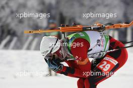 04.12.2010, Oestersund, Sweden (SWE): Ole Einar Bjoerndalen (NOR), Madshus, Rottefella, Odlo - IBU world cup biathlon, sprint men, Oestersund (SWE). www.xpb.cc. © Manzoni/xpb.cc. Every downloaded picture is fee-liable.
