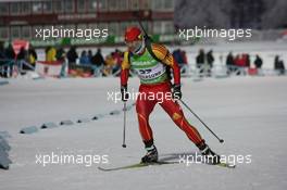 04.12.2010, Oestersund, Sweden (SWE): Chengye Zhang (CHN), Fischer, Salomon, Swix, adidas - IBU world cup biathlon, sprint men, Oestersund (SWE). www.xpb.cc. © Manzoni/xpb.cc. Every downloaded picture is fee-liable.