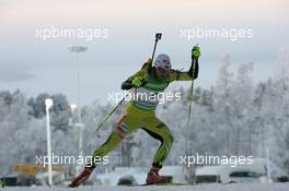 04.12.2010, Oestersund, Sweden (SWE): Pavol Hurajt (SVK), Fischer, Rottefella, Alpina, One Way - IBU world cup biathlon, sprint men, Oestersund (SWE). www.xpb.cc. © Manzoni/xpb.cc. Every downloaded picture is fee-liable.