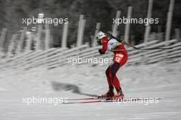 03.12.2010, Oestersund, Sweden (SWE): Ann Kristin Flatland (NOR), Madshus, Rottefella, Alpina, Swix, ODLO - IBU world cup biathlon, sprint women, Oestersund (SWE). www.xpb.cc. © Manzoni/xpb.cc. Every downloaded picture is fee-liable.
