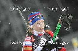 03.12.2010, Oestersund, Sweden (SWE): Anna Boulygina (RUS), Madshus, Rottefella, KV+, adidas - IBU world cup biathlon, sprint women, Oestersund (SWE). www.xpb.cc. © Manzoni/xpb.cc. Every downloaded picture is fee-liable.