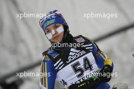 03.12.2010, Oestersund, Sweden (SWE): Elisabeth Hoegberg (SWE), Fischer, Rottefella, Leki, adidas - IBU world cup biathlon, sprint women, Oestersund (SWE). www.xpb.cc. © Manzoni/xpb.cc. Every downloaded picture is fee-liable.