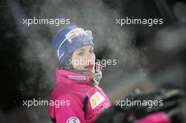 03.12.2010, Oestersund, Sweden (SWE): Marie Laure Brunet (FRA), Rossignol, Rottefella, Swix - IBU world cup biathlon, sprint women, Oestersund (SWE). www.xpb.cc. © Manzoni/xpb.cc. Every downloaded picture is fee-liable.