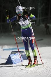 03.12.2010, Oestersund, Sweden (SWE): Teja Gregorin (SLO), Fischer, Rottefella, Alpina, Leki - IBU world cup biathlon, sprint women, Oestersund (SWE). www.xpb.cc. © Manzoni/xpb.cc. Every downloaded picture is fee-liable.