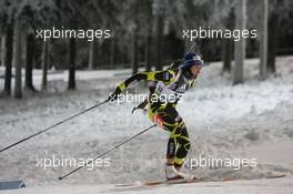 03.12.2010, Oestersund, Sweden (SWE): Marie Laure Brunet (FRA), Rossignol, Rottefella, Swix - IBU world cup biathlon, sprint women, Oestersund (SWE). www.xpb.cc. © Manzoni/xpb.cc. Every downloaded picture is fee-liable.