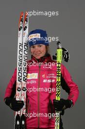 29.11.2010, Oestersund, Sweden (SWE): Marie Dorin (FRA), Rossignol, Rottefella, Exel, Odlo - IBU world cup biathlon, training, Oestersund (SWE). www.xpb.cc. © Manzoni/xpb.cc/NordicFocus. Every downloaded picture is fee-liable.