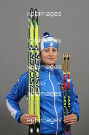 29.11.2010, Oestersund, Sweden (SWE): Katja Haller (ITA), Fischer, Rottefella, Leki - IBU world cup biathlon, training, Oestersund (SWE). www.xpb.cc. © Manzoni/xpb.cc/NordicFocus. Every downloaded picture is fee-liable.