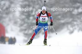 10.12.2010, Hochfilzen, Austria (AUT): Evgeny Ustyugov (RUS), Fischer, Rottefella, Swix, adidas - IBU world cup biathlon, sprint men, Hochfilzen (AUT). www.xpb.cc. © Manzoni/xpb.cc. Every downloaded picture is fee-liable.
