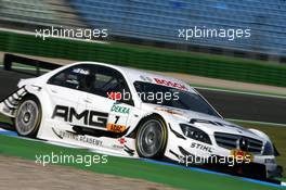 23.04.2010 Hockenheim, Germany,  Paul di Resta (GBR), Team HWA AMG Mercedes, AMG Mercedes C-Klasse - DTM 2010 at Hockenheimring, Hockenheim, Germany