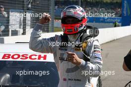 24.04.2010 Hockenheim, Germany,  Pole position for Gary Paffett (GBR), Team HWA AMG Mercedes, Portrait - DTM 2010 at Hockenheimring, Hockenheim, Germany