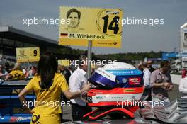 25.04.2010 Hockenheim, Germany,  Helmet of Markus Winkelhock (GER), Audi Sport Team Rosberg, Audi A4 DTM - DTM 2010 at Hockenheimring, Hockenheim, Germany