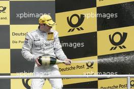 25.04.2010 Hockenheim, Germany,  Podium, Jamie Green (GBR), Persson Motorsport, AMG Mercedes C-Klasse - DTM 2010 at Hockenheimring, Hockenheim, Germany