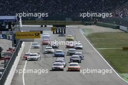 25.04.2010 Hockenheim, Germany,  Start of the Race - DTM 2010 at Hockenheimring, Hockenheim, Germany