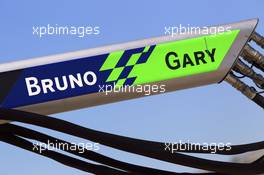 21.05.2010 Valencia, Spain,  Pit board for Bruno Spengler, Team HWA AMG Mercedes, Gary Paffett, Team HWA AMG Mercedes - DTM 2010 in Valencia, Spain