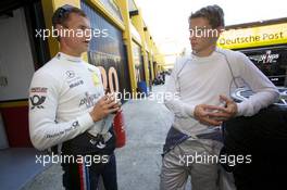 21.05.2010 Valencia, Spain,  David Coulthard, Muecke Motorsport and Maro Engel, Muecke Motorsport - DTM 2010 in Valencia, Spain