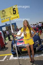 23.05.2010 Valencia, Spain,  Grid girl for Mattias Ekstroem, Audi Sport Team Abt - DTM 2010 in Valencia, Spain
