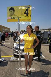 23.05.2010 Valencia, Spain,  Grid girl for Bruno Spengler, Team HWA AMG Mercedes - DTM 2010 in Valencia, Spain