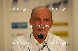 05.06.2010 Klettwitz, Germany,  Dr. Wolfgang Ullrich (GER), Audi's Head of Sport at the press conference DTM finale in Shanghai - DTM 2010 at Lausitzring / Eurospeedway Lausitz, Germany