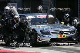 05.06.2010 Klettwitz, Germany,  Ralf Schumacher (GER), Team HWA AMG Mercedes, AMG Mercedes C-Klasse - DTM 2010 at Lausitzring / Eurospeedway Lausitz, Germany