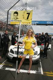 06.06.2010 Klettwitz, Germany,  Gridgirl of Paul di Resta (GBR), Team HWA AMG Mercedes, AMG Mercedes C-Klasse - DTM 2010 at Lausitzring / Eurospeedway Lausitz, Germany