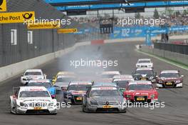 06.06.2010 Klettwitz, Germany,  Start of the Race - DTM 2010 at Lausitzring / Eurospeedway Lausitz, Germany