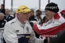 30.10.2010 Adria, Italy,  DTM Charity Race, Winner Dr. Ulrich Hackenberg	Dr. Ulrich HackenbergMember of the Board of Management for the Volkswagen brand with responsibility for Development with Dr. Wolfgang Ullrich (GER), Audi's Head of Sport - DTM 2010 at Hockenheimring