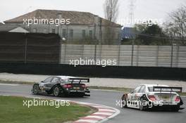 31.10.2010 Adria, Italy,  Timo Scheider (GER), Audi Sport Team Abt, Audi A4 DTM and Gary Paffett (GBR), Team HWA AMG Mercedes, AMG Mercedes C-Klasse - DTM 2010 at Hockenheimring